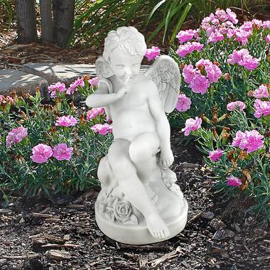 Design Toscano Mischievous Cupid Figurine & Reviews | Wayfair